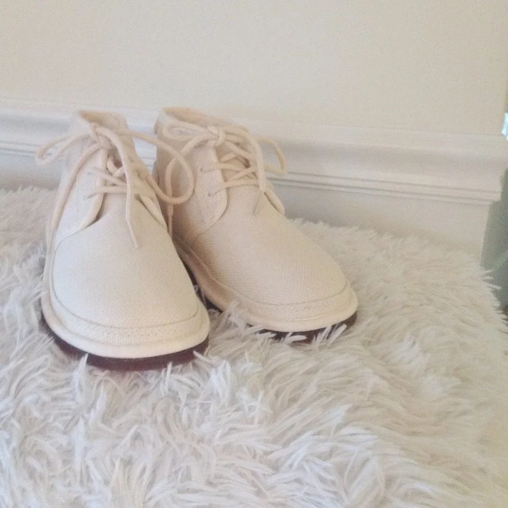UGG Neumel Natural Canvas Booties